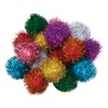 Creativity Street Glitter Poms 2" X 16-Piece Assorted