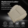 SecosAutoparts Front Driver Side Bottom Perforated Microfiber Leather Replacement Seat