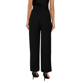 SySea Womens Wide Leg Palazzo Pants High Waisted Casual Cropped Paperbag Flowy Trousers with Belted