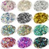 s 12 Pcs 2oz White Jar 5D Cat Glitter Sparkly