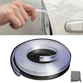 Winunite 32.8ft (10m) Car Door Edge Guards Clear – Self-Adhesive PVC, U-Shaped, Fits Most Vehicles, Scratch- and Chip-Resistant – Reduces Dings in Parking Lots