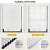LazBlinds Cordless Cellular Blinds, No Drill Blackout Honeycomb Shades for