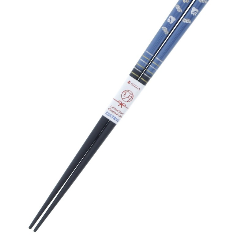 Ishida Wave Houndstooth Chopsticks Made in Japan Wooden (Natural Wood)