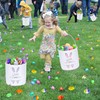 Dvaorc 8 Pack Easter Bunny Bag Rabbit Ear Easter Basket