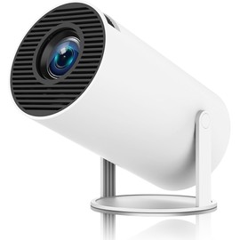 Mini Projector, Support 4K 1080P Portable Projector with Dual Band WIFI6 5G Wireless 5.2 Bluetooth Android 11, 200 ANSI Lumens, 180° Rotatable, Auto Keystone Correction,35"-130" Screen Video Projector