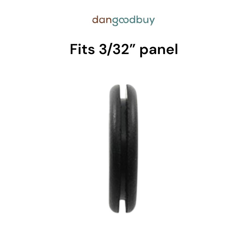 Dangoodbuy Rubber Grommet to Fit 1 3/8" Hole in 3/32"