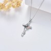MISTBEE Bee Necklace Cross Jewelry Gifts 925 Sterling Silver Cross