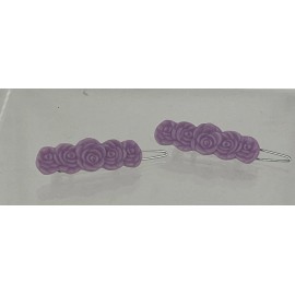 American Girl Ruthie Meet Accessories Purple Hair Barrettes Hair Clips