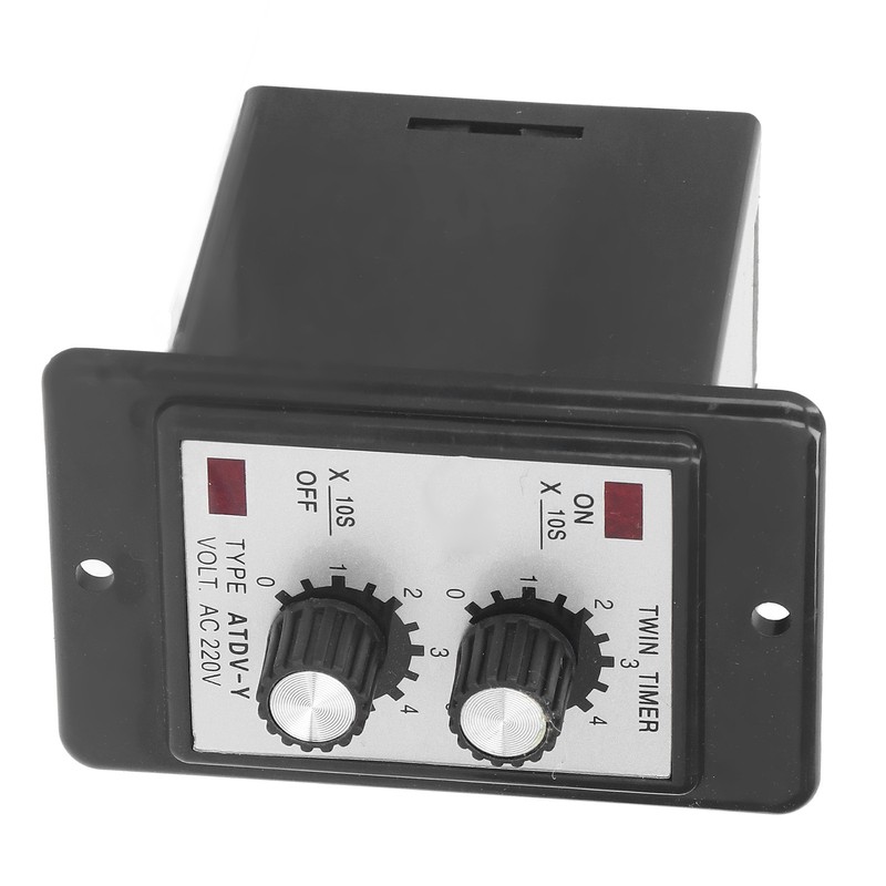 60S Twin Timer Relay Anti Interference Accurate Operation Copper Coil