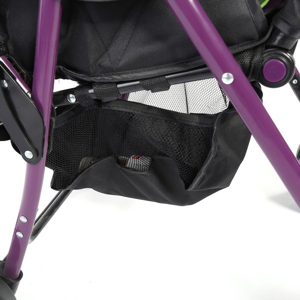 TOPINCN Baby Stroller Baskets, Pram Bottom Basket Oxford Fabric Pushchair Buggy Shopping Storage Case Bagstroller with Cup Holder Carry Handle Black
