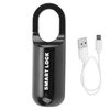 Fingerprint Lock AntiTheft Security USB Rechargeable Thumbprint Padlock for Luggage