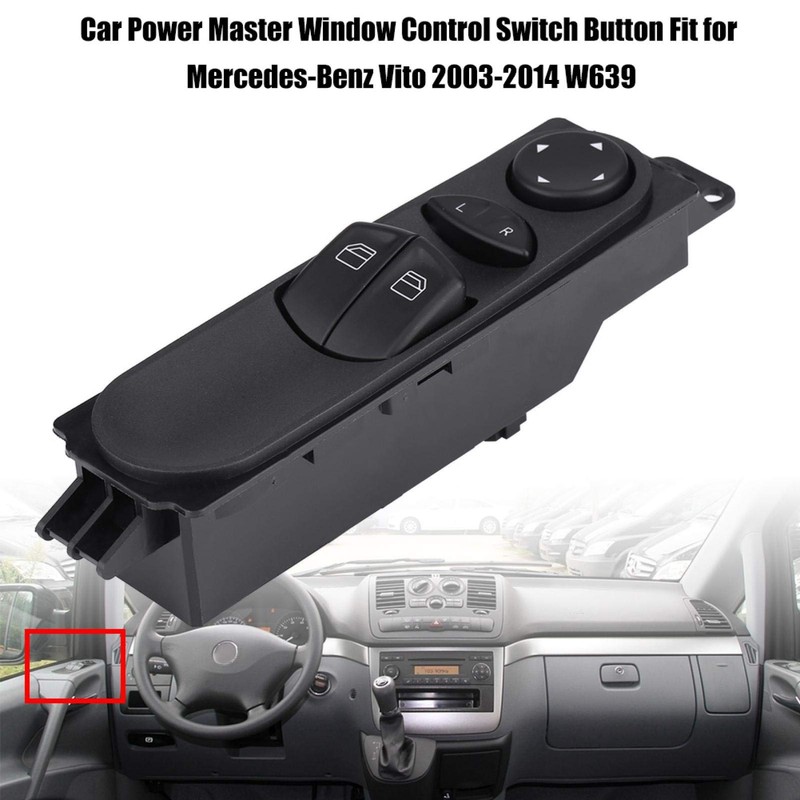 Vito W639 Window Regulator Switch, Window Regulator Switch, Main Switch