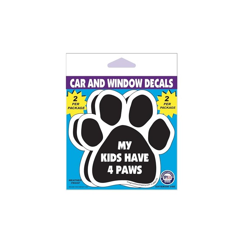 Imagine this D1660 Car Decal (My Kids Have 4 Paws),
