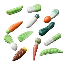 HAMILO Chopsticks Rest, Vegetable Motif, Table, Lunch, Dinner, Set of 12