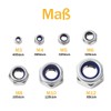 Vigrue 182 piece lock nuts, set of 304 stainless steel
