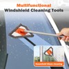 Windshield Interior Cleaner Tool - Auto Glass Wash Brush with