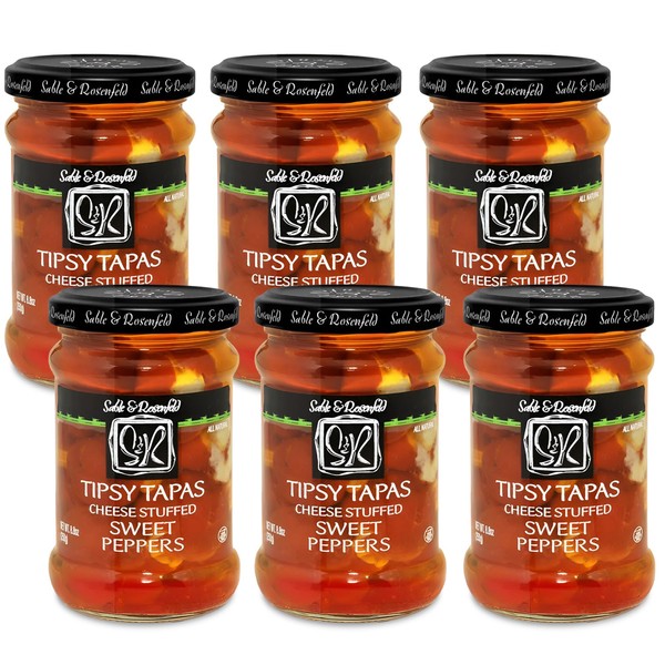 Sable and Rosenfeld Tipsy Tapas Sweet Peppers, 8.8 Ounce (Pack
