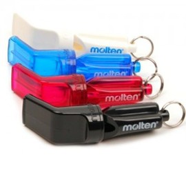 Molten Bali Referee Whistle with Lanyard, 4 Colors Sports Blue + Lanyard
