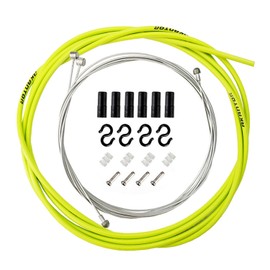Brake Cable Set, Bicycle Brake Wire, Bicycle Inner, Outer, Wiring Kit, Bicycle Parts Set, Stainless Steel (Green)