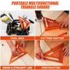 RONGPRO 2pcs Rafter Square, 12-inch & 7-inch Carpenter Sqaure Set