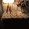 Damanni Rectangular Cotton Handmade Crochet Lace Table Runner Doilies Table