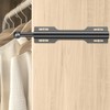 FIRJOY Valet Rod for Closet Pull Out (Black)