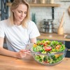MUUBOOX 6.3 Qt Large Glass Mixing Bowl,12.3" Clear Glass Salad