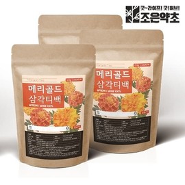 Joeun Yakcho 조은약초 메리골드 메리골드꽃차 100티백 (대용량) x 3 Joeun Herbal Marigold Marigold Flower Tea 100 Tea Bags (Large Capacity) x 3