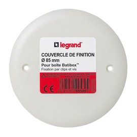 Legrand LEG90580 Round Cover Plate Diameter 85 mm