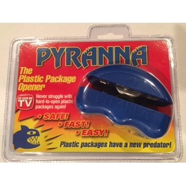 New! Pyranna Plastic Package Opener, Safely Open Packages! As Seen on TV! 2016! ;supply_from:morenoprince