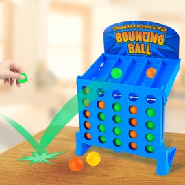PAYFULLY Bouncing Ball Table Game, Bounce Off Game, 4 Winning Action Balls, Bouncing Ball 4 Shots Game, Shots Bounce Game, Bounce Ball Party Game for Children, Adults