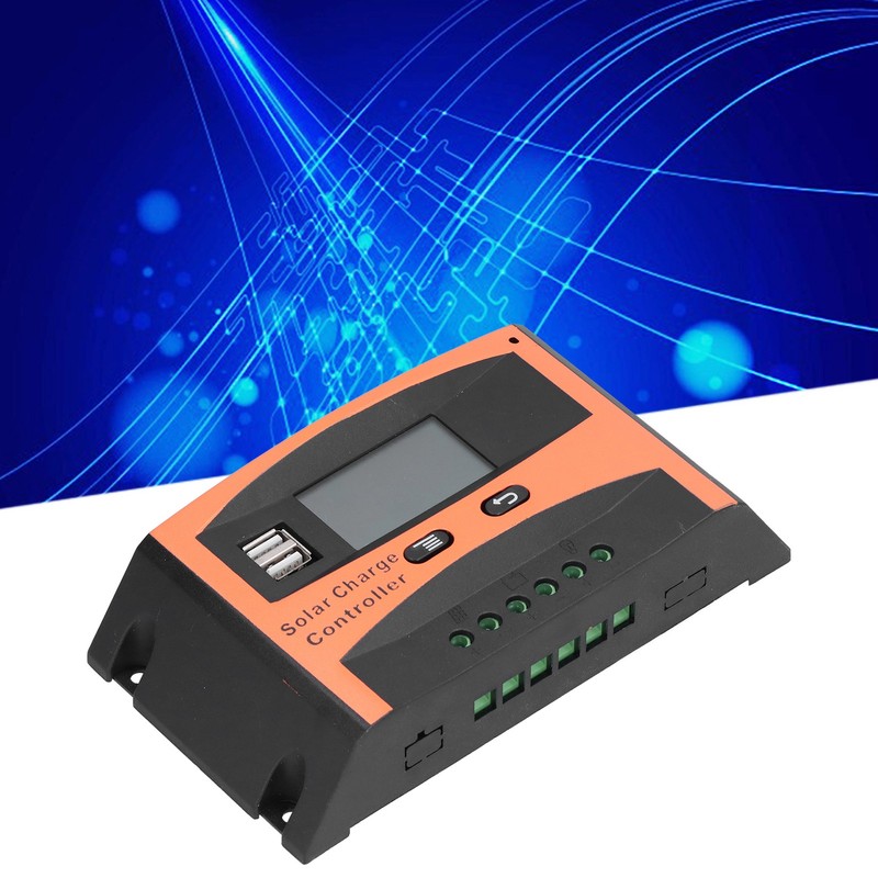 Solar Charge Controller 12V/24V Auto PWM Waterproof Charge Protection Controller