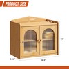 GHWIE Bread Box for Kitchen Countertop Large Bread Box Farmhouse
