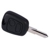 2 botones de repuesto para Peugeot 206 Llaves del coche
