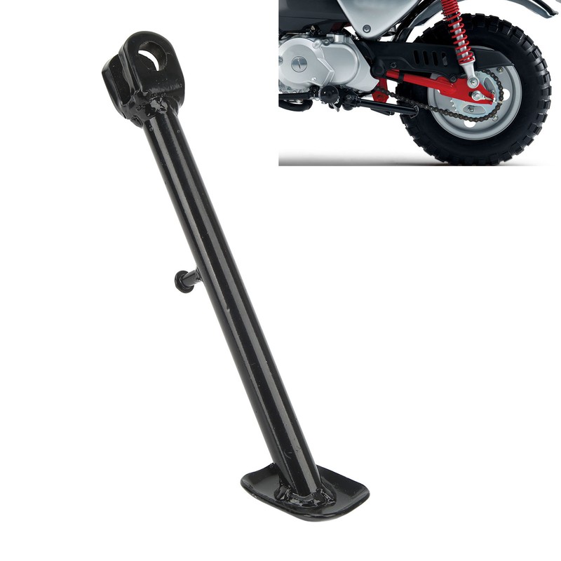 Motorcycle Side Stand Leg Metal Alloy 225mm Long 38x52mm Plate