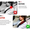 2 PCS Car Seat Belt Pads Cover Compatible with 1500,Embroidered