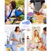 12 Tapas de Silicona Elásticas Reutilizables, Cubiertas de Silicona para