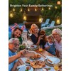 addlon 100FT LED Outdoor String Lights, Remote Dimmable Patio Lights