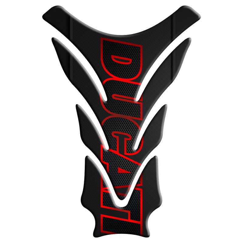 Tankpad DUCATI CARBON Polymer 3D Motorcycle Tank Protector 20 Sheets
