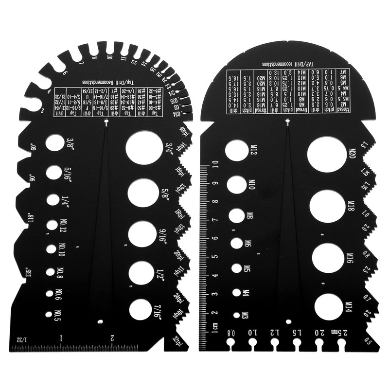 WEN ME210G Metric and Imperial Metal Thread Pitch Multi-Gauge with
