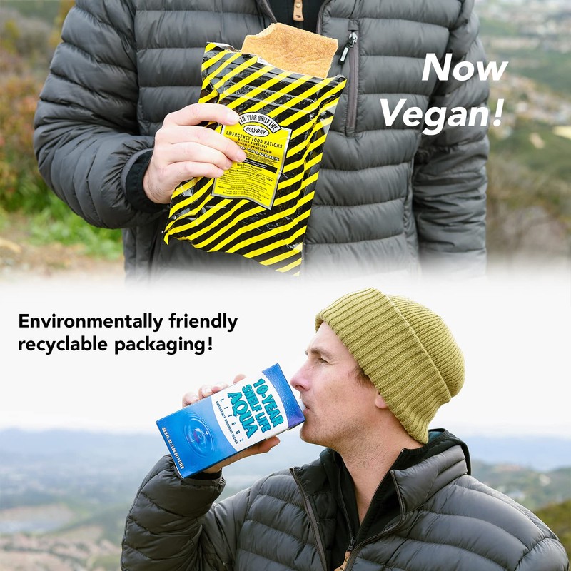 10 Year Vegan Food and Water Kit