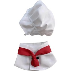 1 Set White Small Dogs Hat Photography Prop Funny Chef Style Pet Headwear Pet Accessories Dog Hats