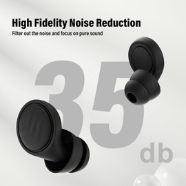 Ear Plugs for Sleep-Ultra-Comfy, Ear Plugs for Focus, Concerts, and Noise Sensitivity | for Enhanced Hearing Protection