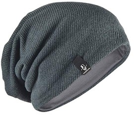 FORBUSITE Slouch Beanie for Men Women Summer Winter Long and Oversized Skull Cap B010