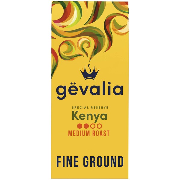 Gevalia Special Reserve Kenya Mild Roast Fine Ground Coffee (10 oz Bag)