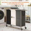 Heybly Laundry Basket, 3 x 18.5 Gal Laundry Separator Hamper