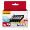 250 251 XL 5 Color Value Pack Compatible for Canon