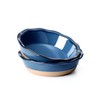 NUTRIUPS 6.5 Inch Ceramic Mini Pie Pans Set of 2,