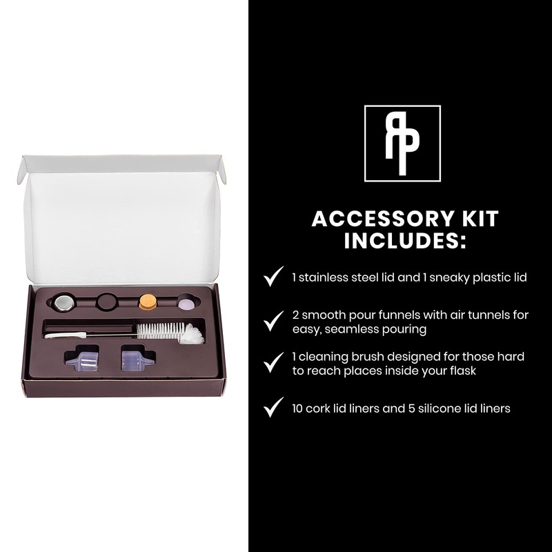 Ragproper Glass Flask Accessory Kit - Cleaning Set with Cleaning