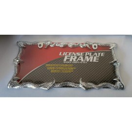 n/a 3D CHROME EAGLE CLAW METAL LICENSE PLATE FRAME. Fits Car ,Truck ,Suv Us & Canada